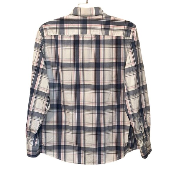 UNTUCKit Plaid Button Down Casual Dress Shirt Cotton Slim Fit XL Office Work - Picture 3 of 5